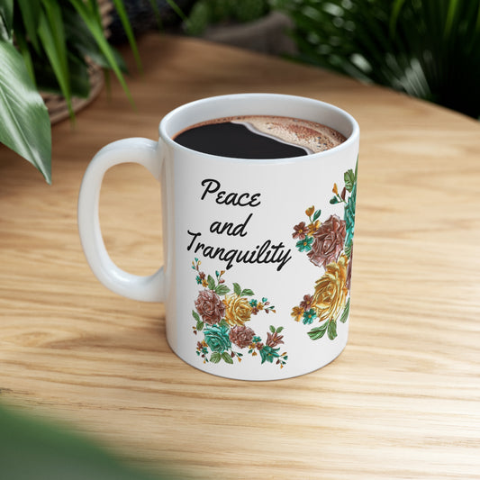 "Peace and Tranquility" Ceramic Mug 11oz P65533