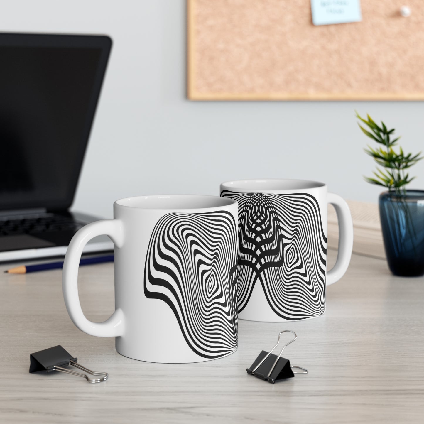 "Wavy Ways" Ceramic Mug 11oz V11009