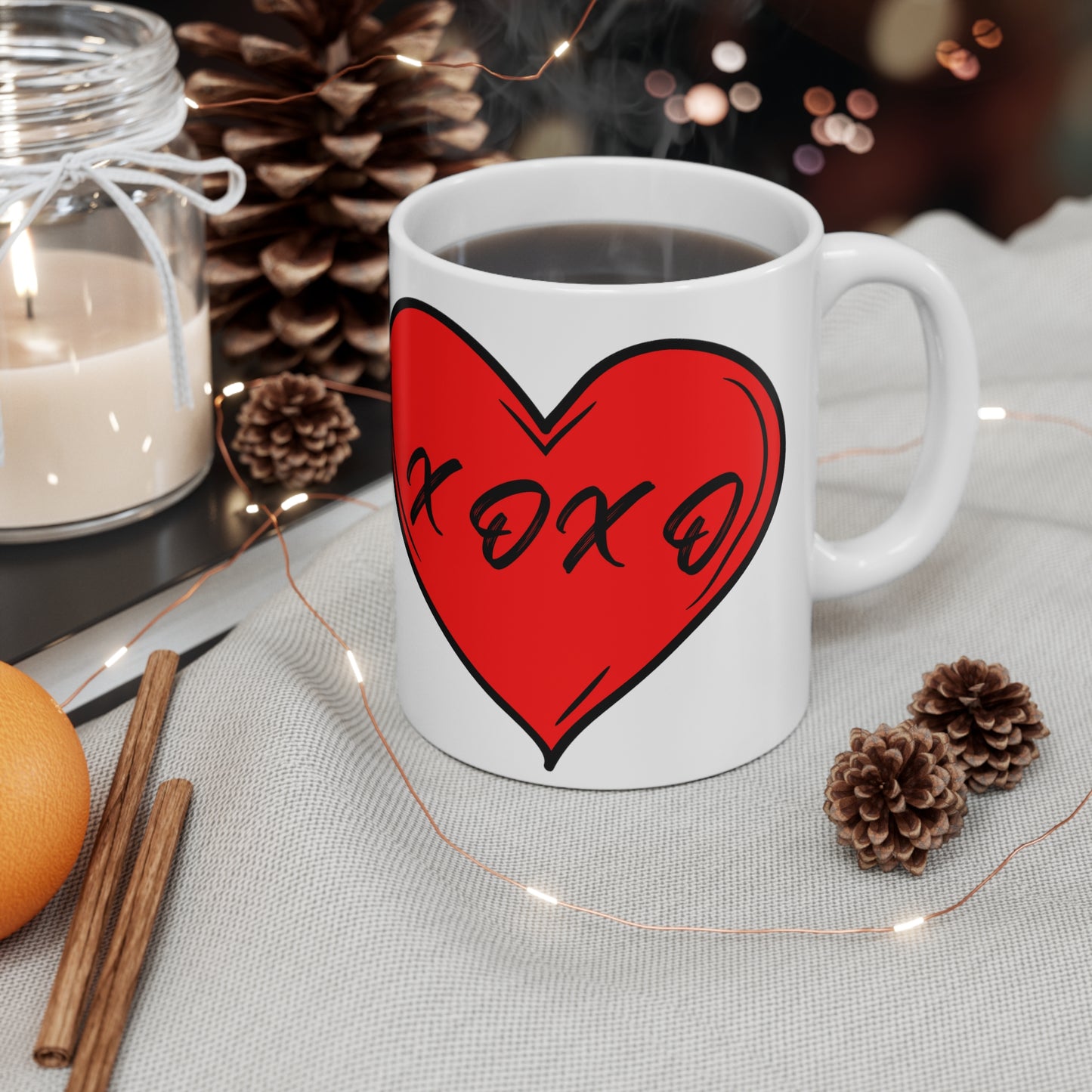 "XOXO" Ceramic Mug 11oz VAL466