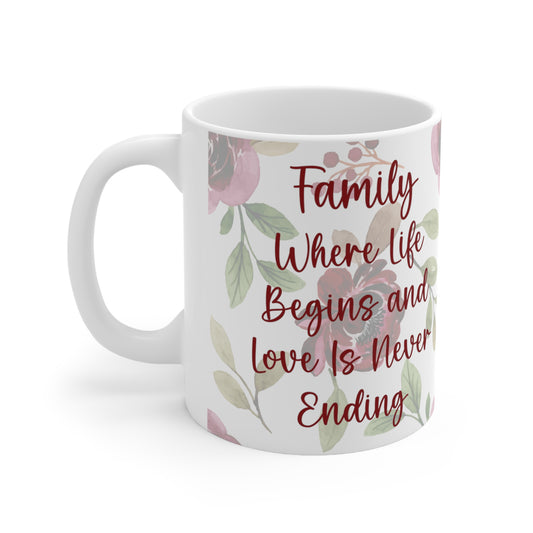 Family Ceramic Mug 11oz F41199