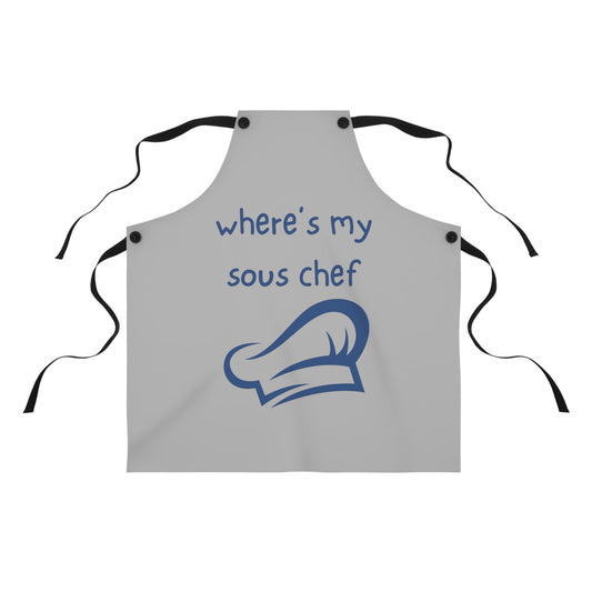 "where's my sous chef" Apron W697bg