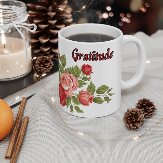 "Gratitude" Ceramic Mug 11oz G20199