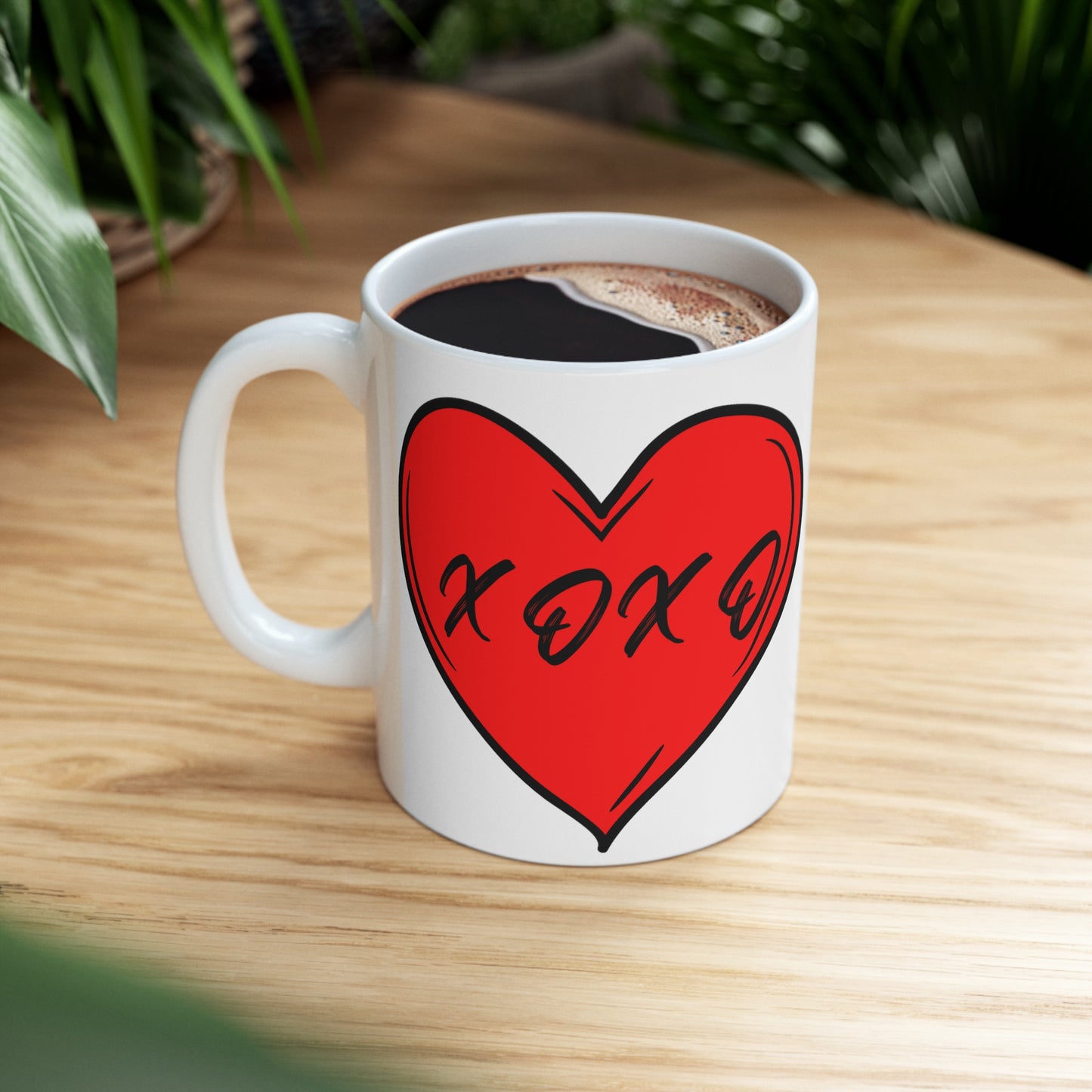 "XOXO" Ceramic Mug 11oz VAL466