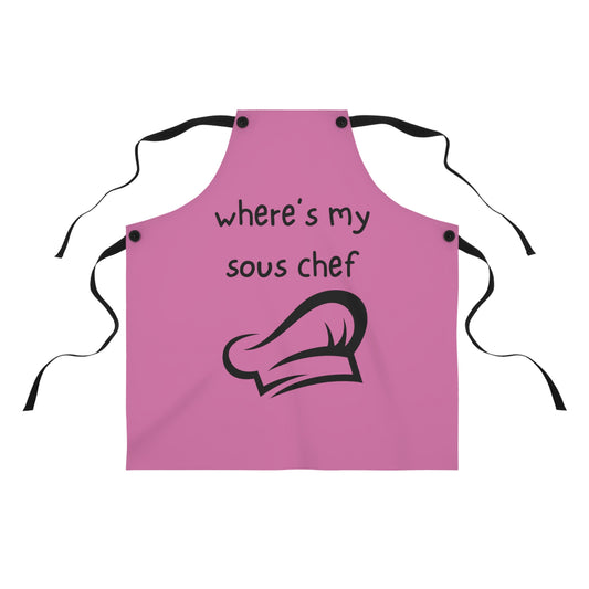 "where's my sous chef" Apron W566bp