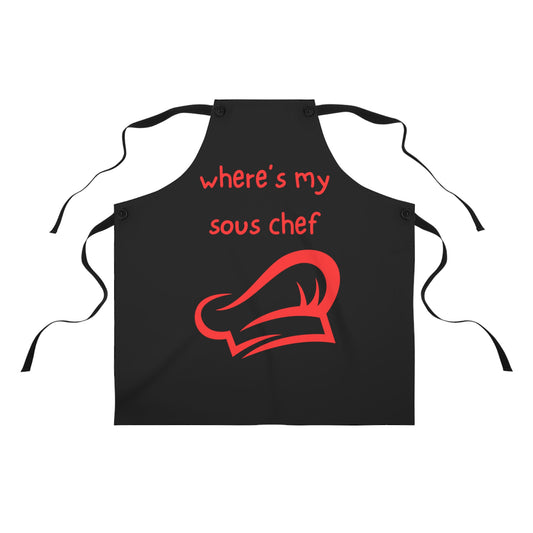 "where's my sous chef" Apron W696rb