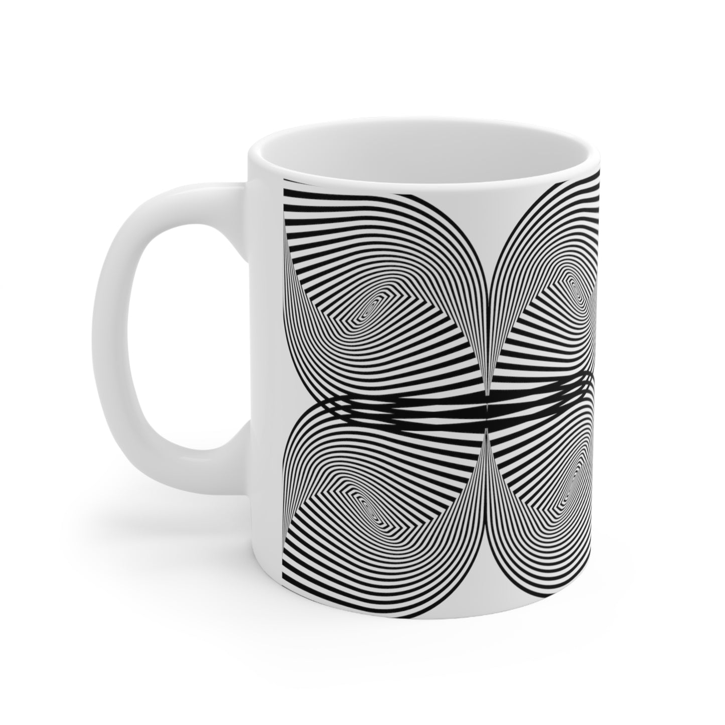 "Butterfly Stripes" Ceramic Mug 11oz B01735