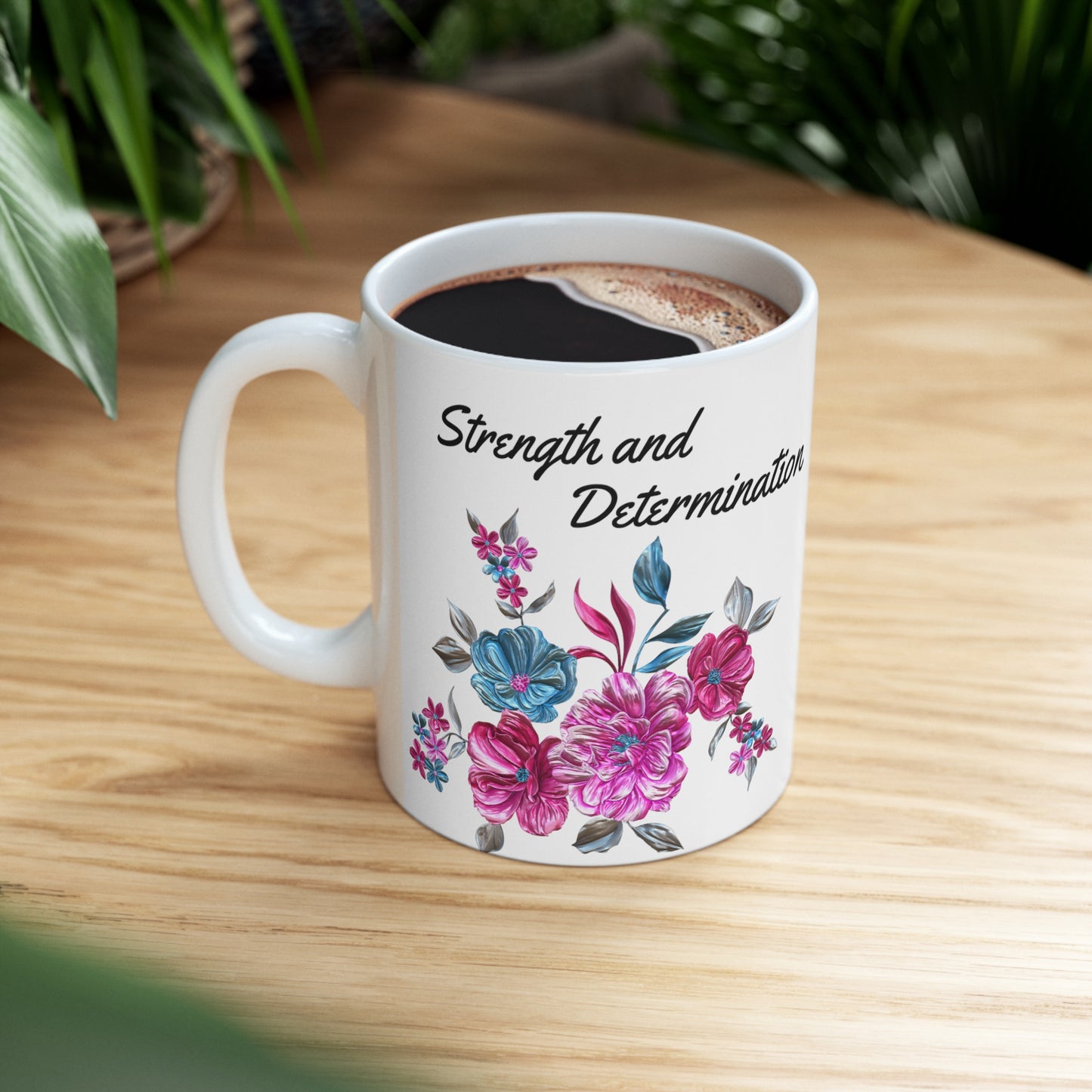 "Strength and Determination" Ceramic Mug 11oz P68777