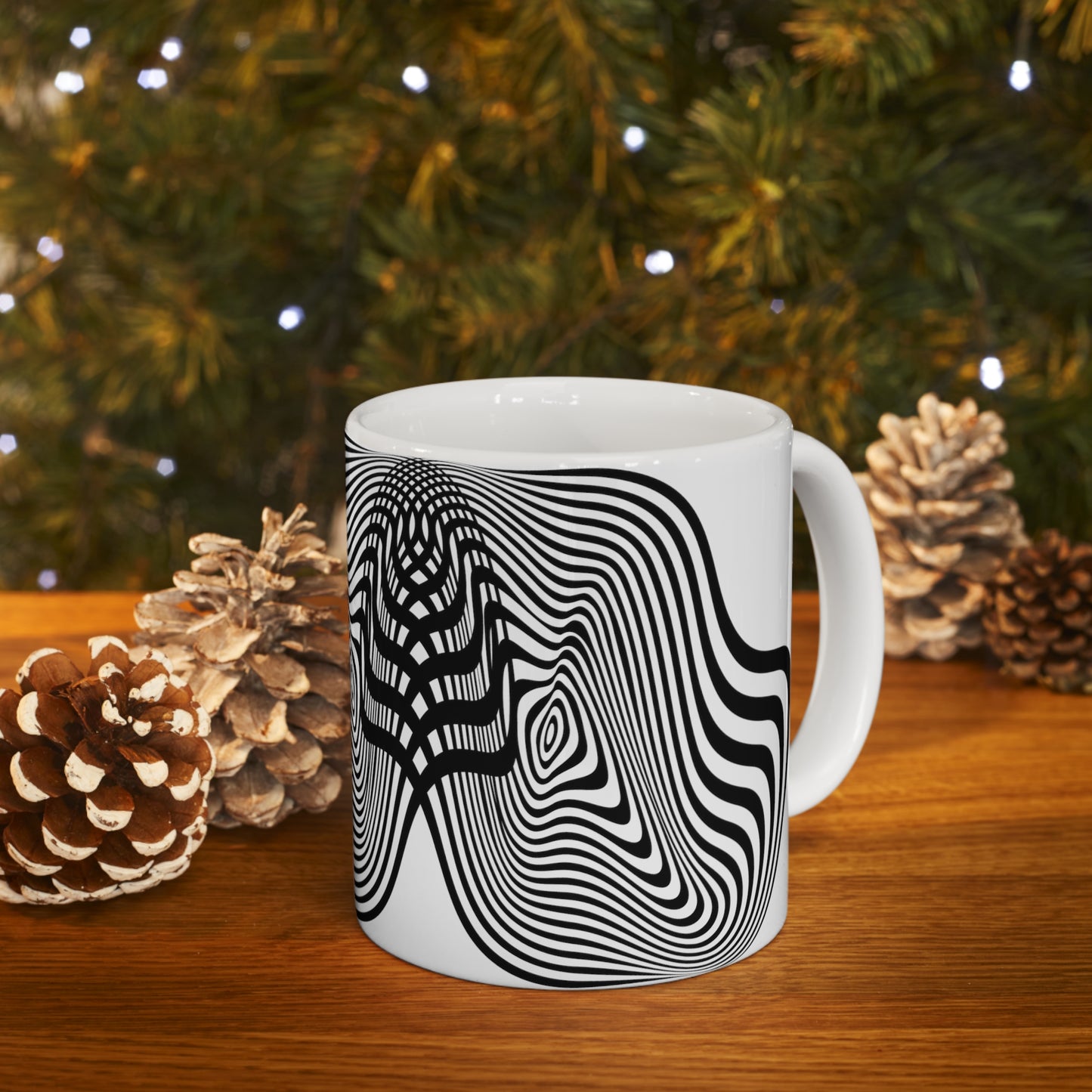 "Wavy Ways" Ceramic Mug 11oz V11009