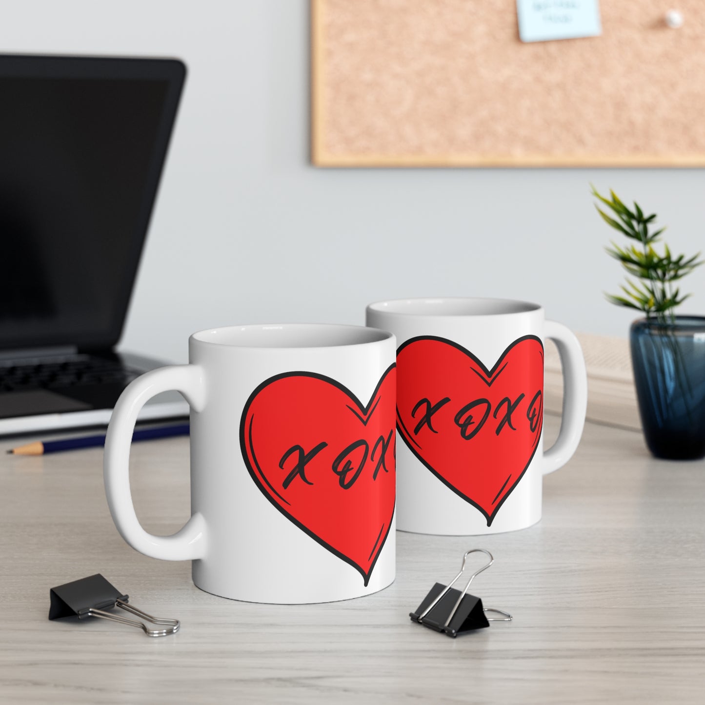 "XOXO" Ceramic Mug 11oz VAL466